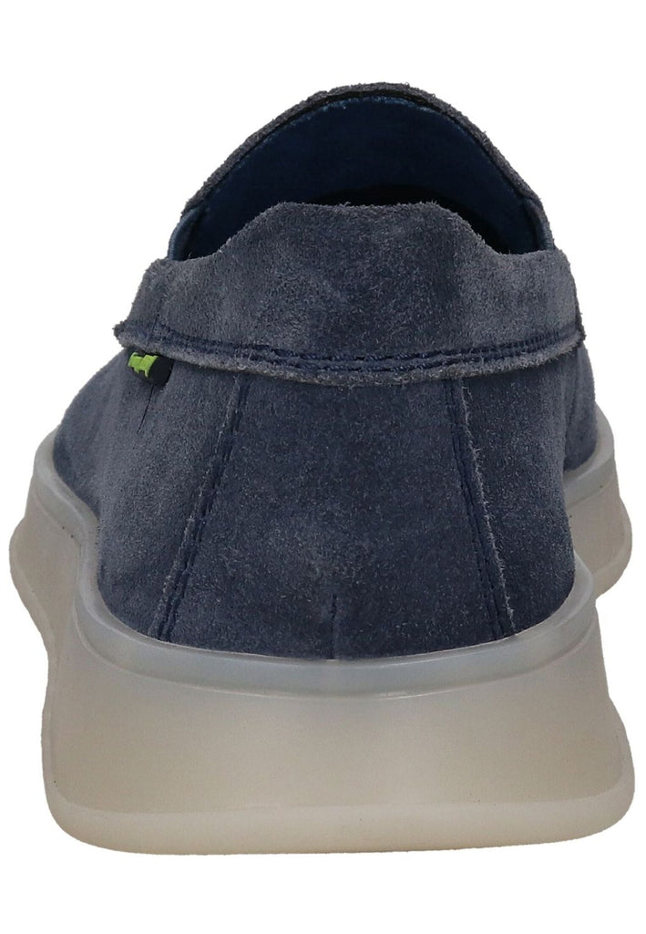 Bugatti Slipper Veloursleder Blau