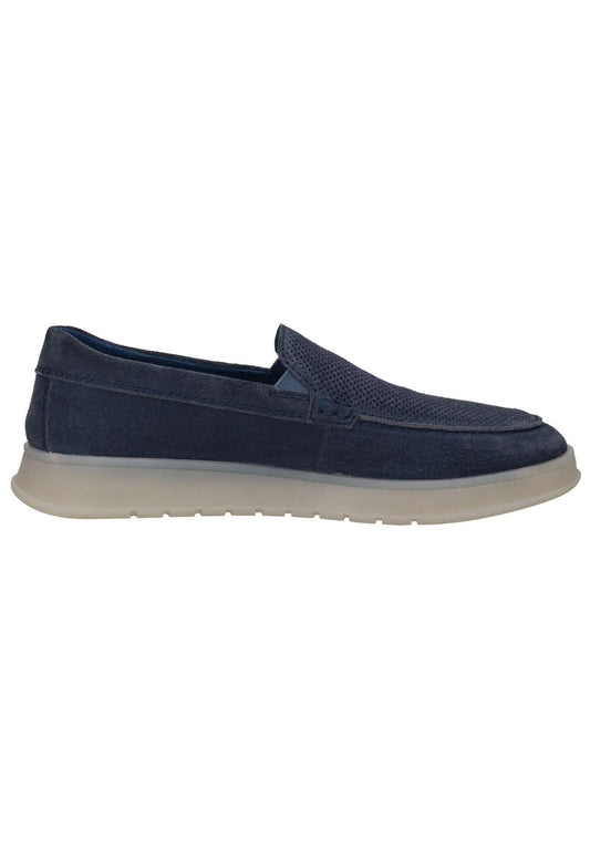 Bugatti Slipper Veloursleder Blau