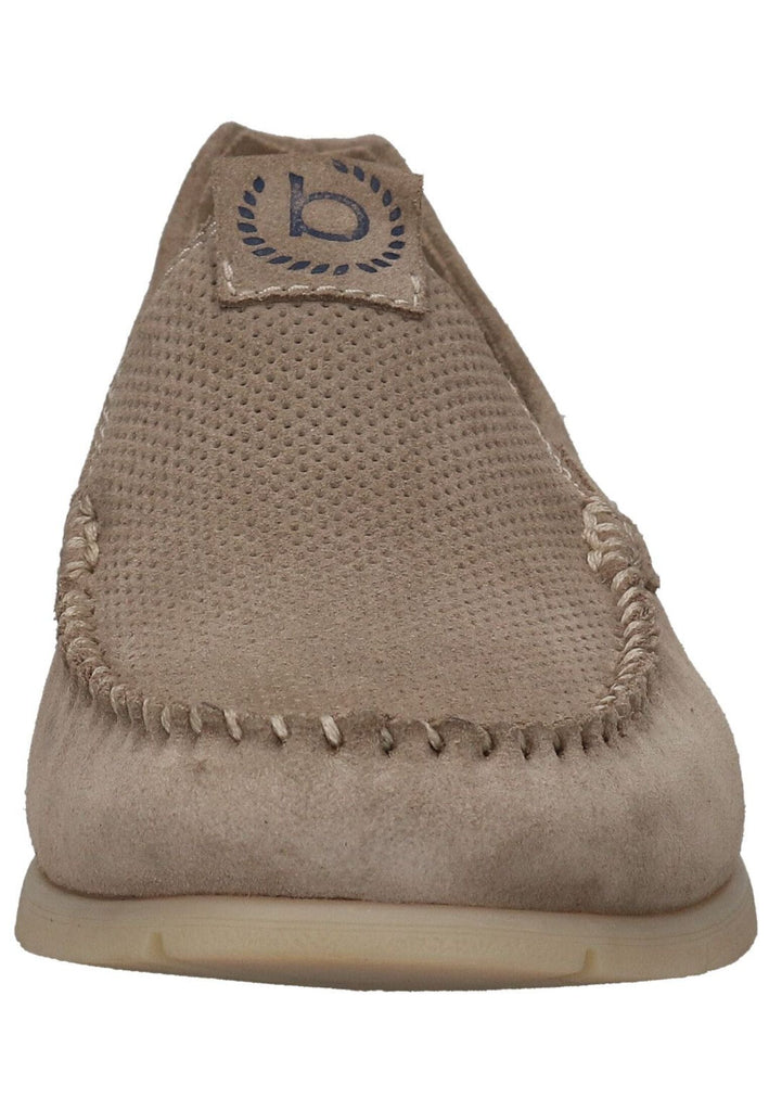 Bugatti Slipper Veloursleder Taupe