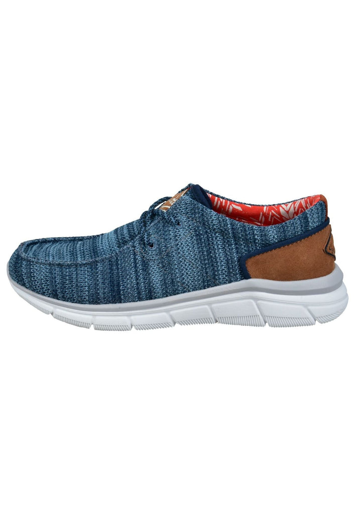 Sneaker Bugatti Sneaker Textil Blau/Braun