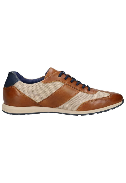 Bugatti Sneaker Leder/Textil Braun/Beige