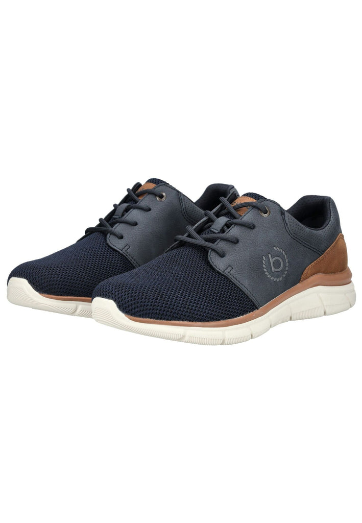 Bugatti Sneaker Leder/Textil Dunkelblau