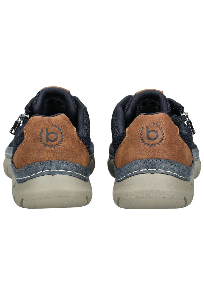 Bugatti Sneaker Lederimitat/Textil Dunkelblau