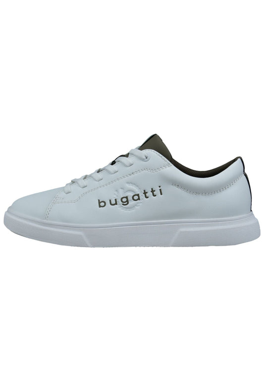 Bugatti Sneaker Lederimitat Weiß