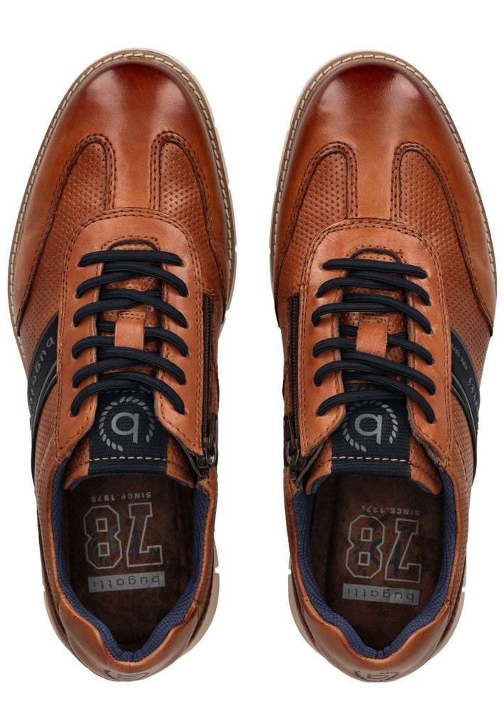 Bugatti Sneaker Nappaleder Cognac