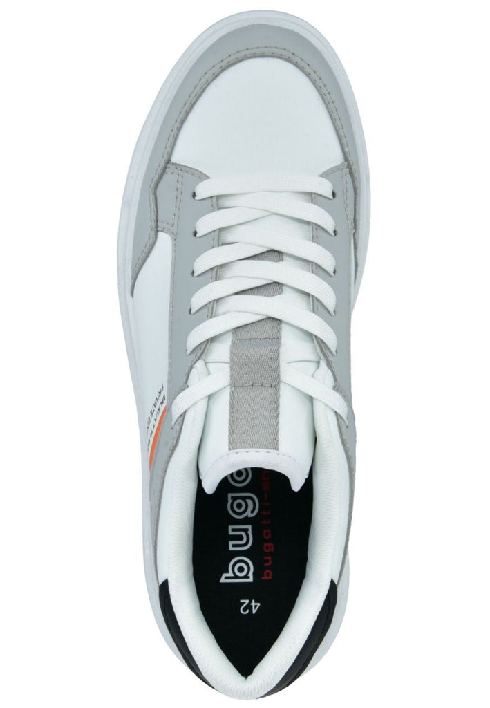 Bugatti Sneaker Nappaleder Grau/Weiß