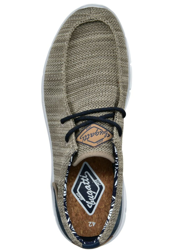 Bugatti Sneaker Textil Beige/Schwarz