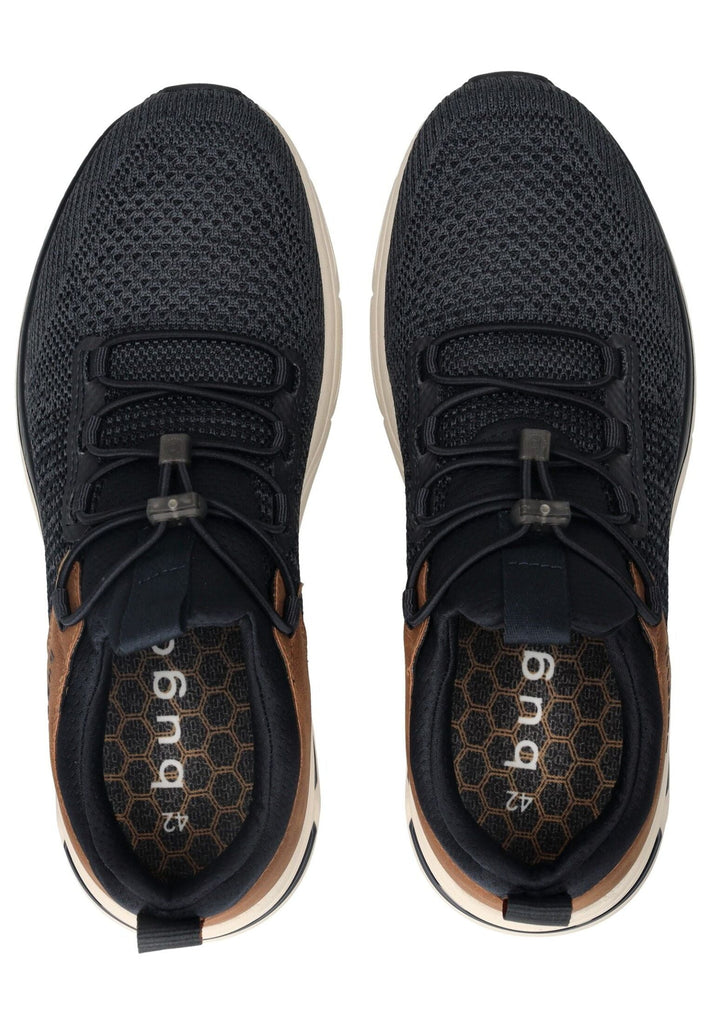 Bugatti Sneaker Textil Blau/Braun