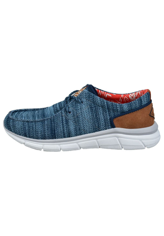 Bugatti Sneaker Textil Blau/Braun