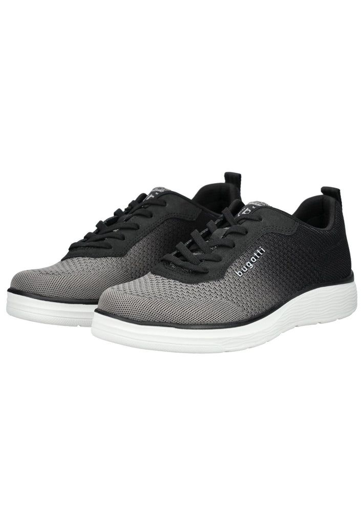 Bugatti Sneaker Textil Schwarz/Grau