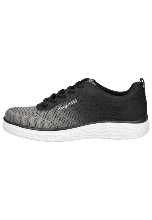 Bugatti Sneaker Textil Schwarz/Grau