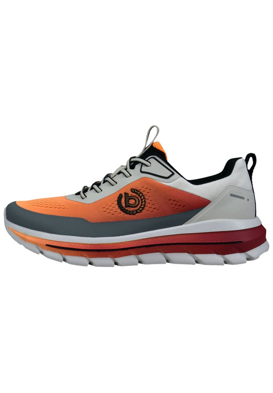 Bugatti Sneaker Textil Weiß/Orange