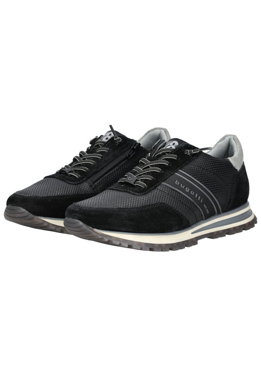 Bugatti Sneaker Veloursleder Schwarz