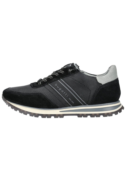 Bugatti Sneaker Veloursleder Schwarz