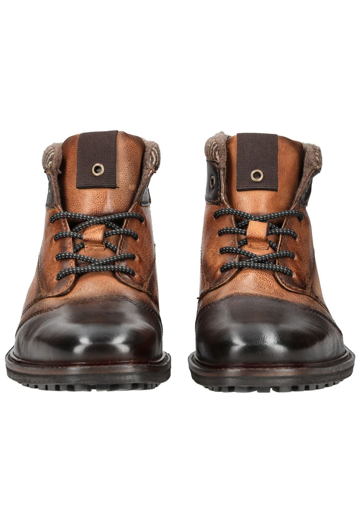 Bugatti Stiefelette Leder Braun