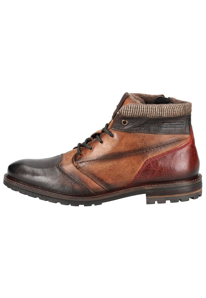 Bugatti Stiefelette Leder Braun
