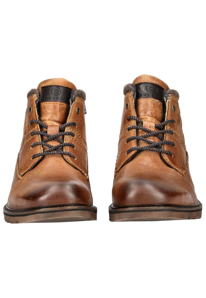 Bugatti Stiefelette Leder Cognac