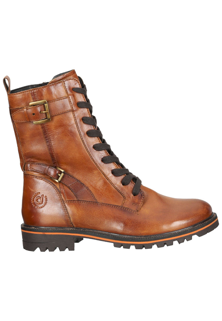 Bugatti Stiefelette Leder Cognac Warmfutter