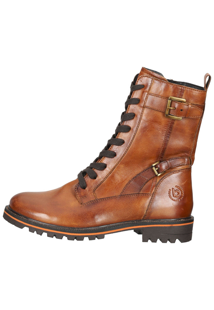 Bugatti Stiefelette Leder Cognac Warmfutter
