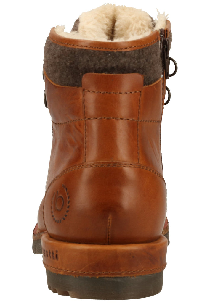 Bugatti Stiefelette Leder Cognac Warmfutter