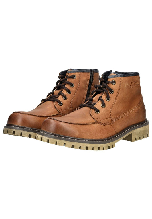 Bugatti Stiefelette Leder Cognac Warmfutter