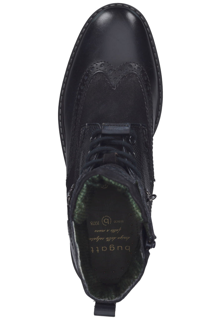 Bugatti Stiefelette Leder Dunkelblau