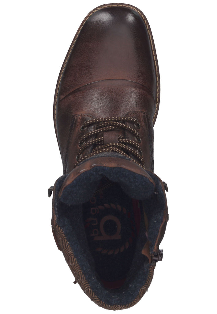 Bugatti Stiefelette Leder Dunkelbraun