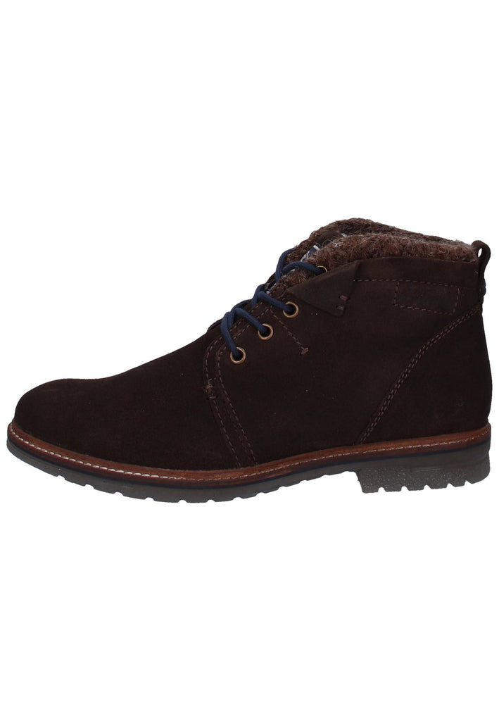 Bugatti Stiefelette Leder Dunkelbraun