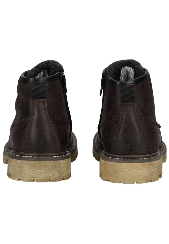 Bugatti Stiefelette Leder Dunkelbraun