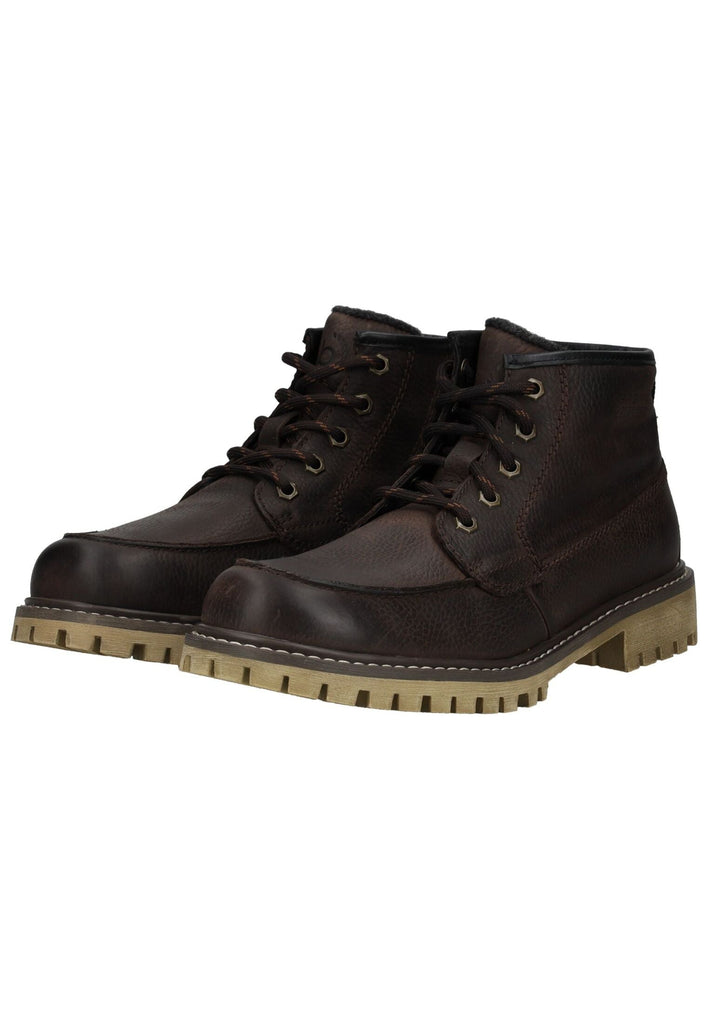 Bugatti Stiefelette Leder Dunkelbraun