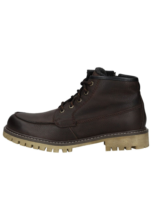 Bugatti Stiefelette Leder Dunkelbraun