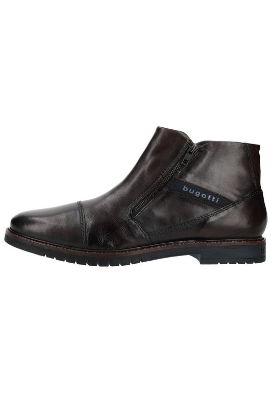 Bugatti Stiefelette Leder Dunkelbraun