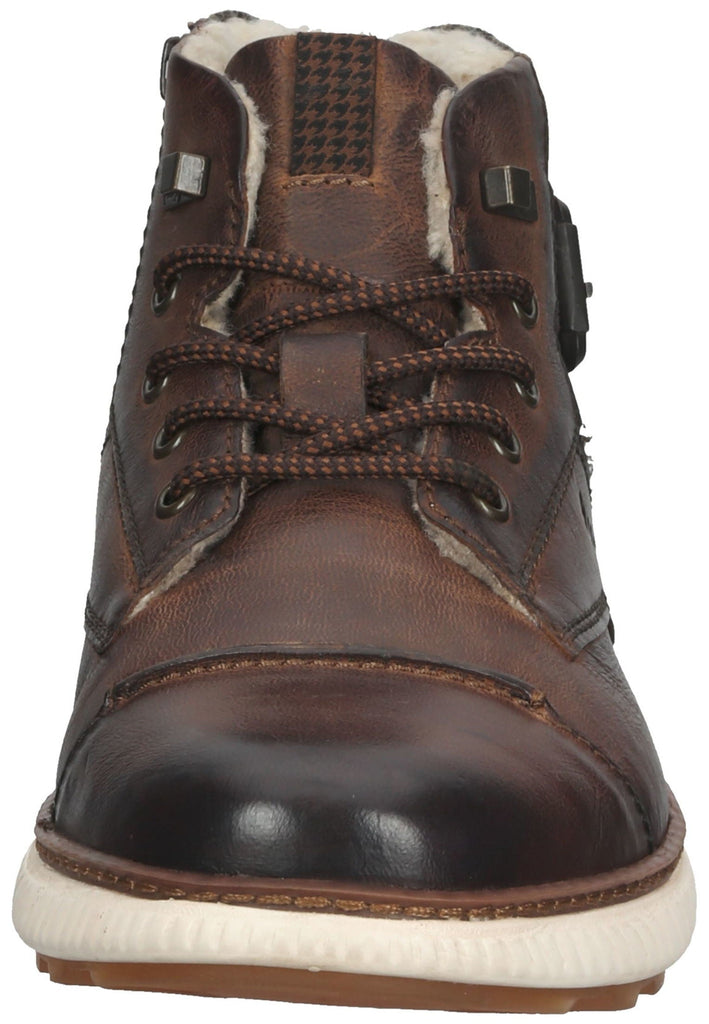 Bugatti Stiefelette Leder Dunkelbraun Warmfutter