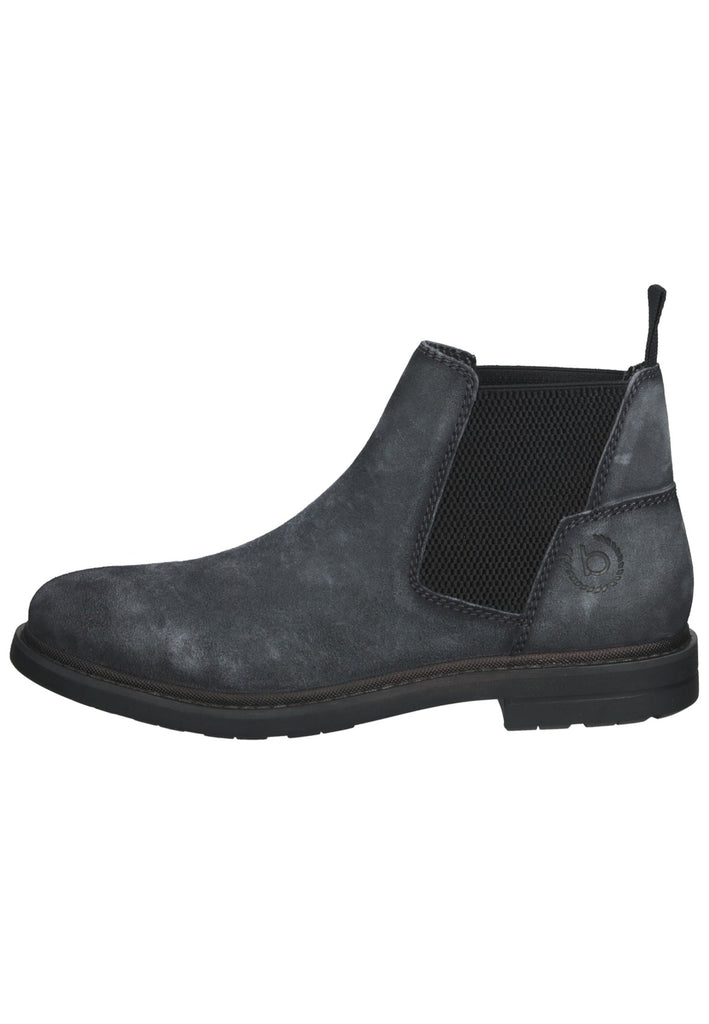 Bugatti Stiefelette Leder Dunkelgrau