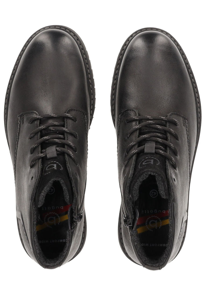 Bugatti Stiefelette Leder Schwarz