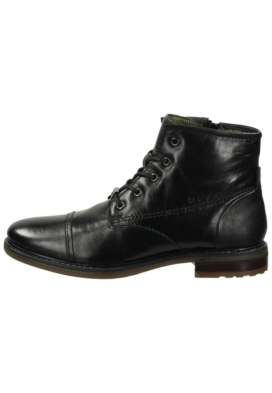 Bugatti Stiefelette Leder Schwarz
