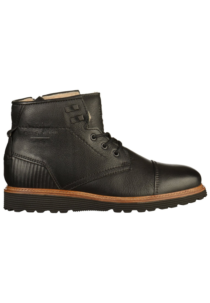 Bugatti Stiefelette Leder Schwarz