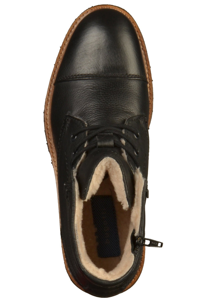 Bugatti Stiefelette Leder Schwarz