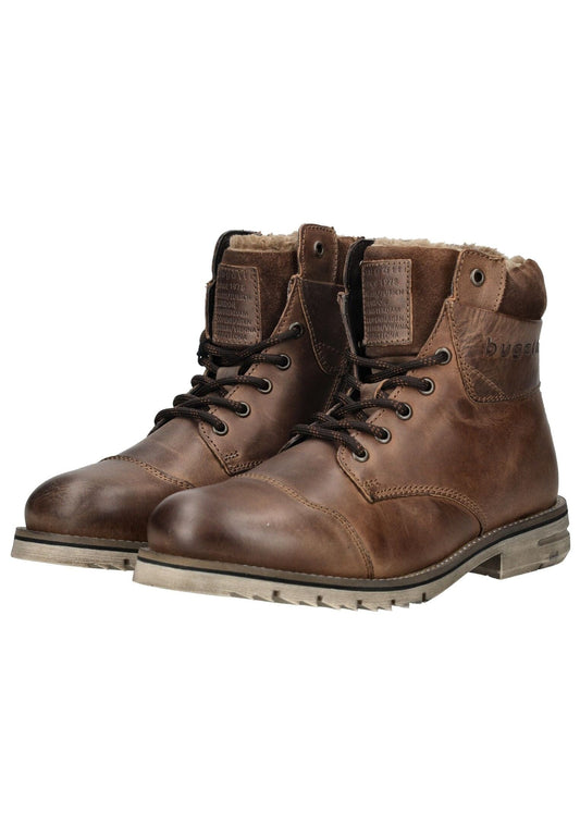 Bugatti Stiefelette Leder Taupe Warmfutter