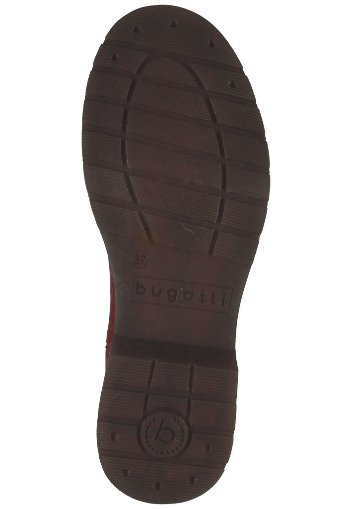 Bugatti Stiefelette Leder/Textil Cognac
