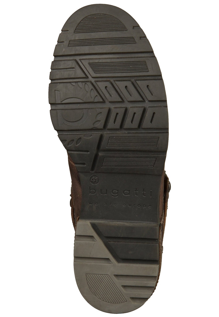 Bugatti Stiefelette Leder/Textil Dunkelgrau