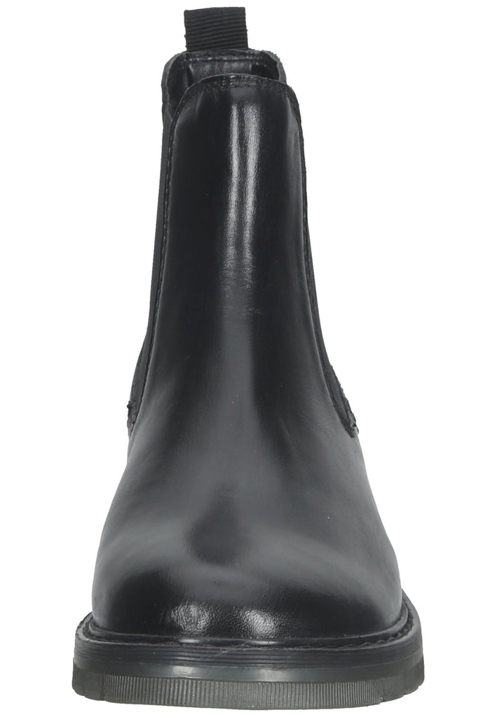 Bugatti Stiefelette Leder/Textil Schwarz