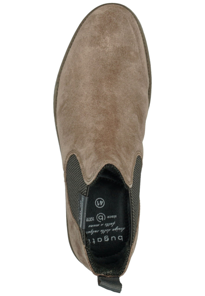 Bugatti Stiefelette Leder/Textil Taupe