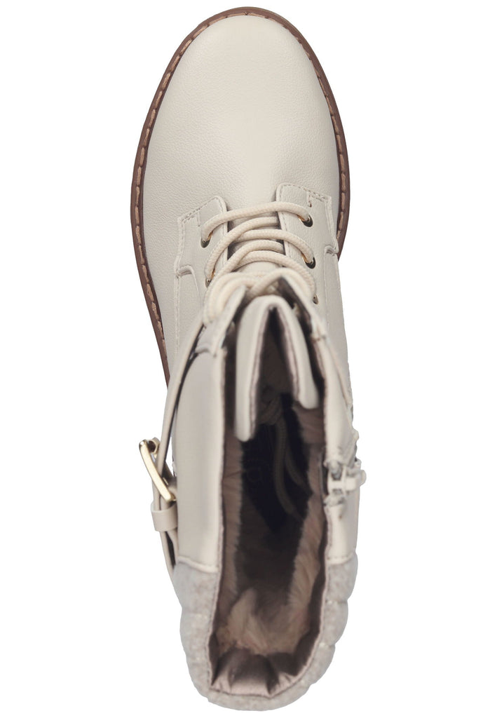 Bugatti Stiefelette Lederimitat Beige