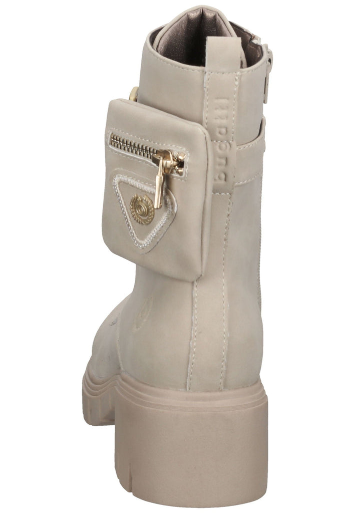 Bugatti Stiefelette Lederimitat Beige Warmfutter