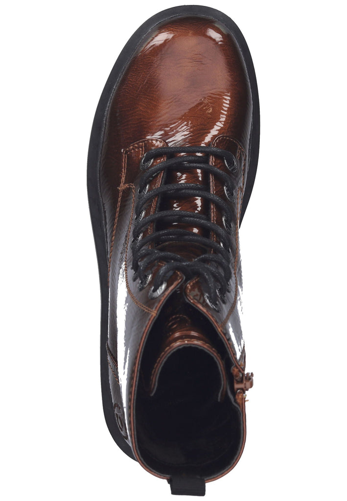 Bugatti Stiefelette Lederimitat Cognac