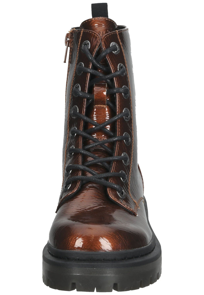 Bugatti Stiefelette Lederimitat Cognac