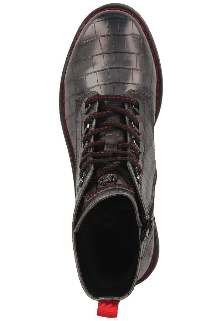 Bugatti Stiefelette Lederimitat Grau