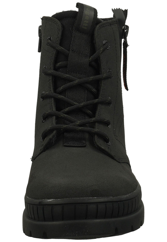 Bugatti Stiefelette Lederimitat Schwarz