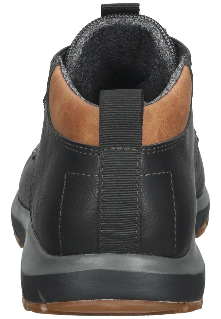 Bugatti Stiefelette Lederimitat Schwarz